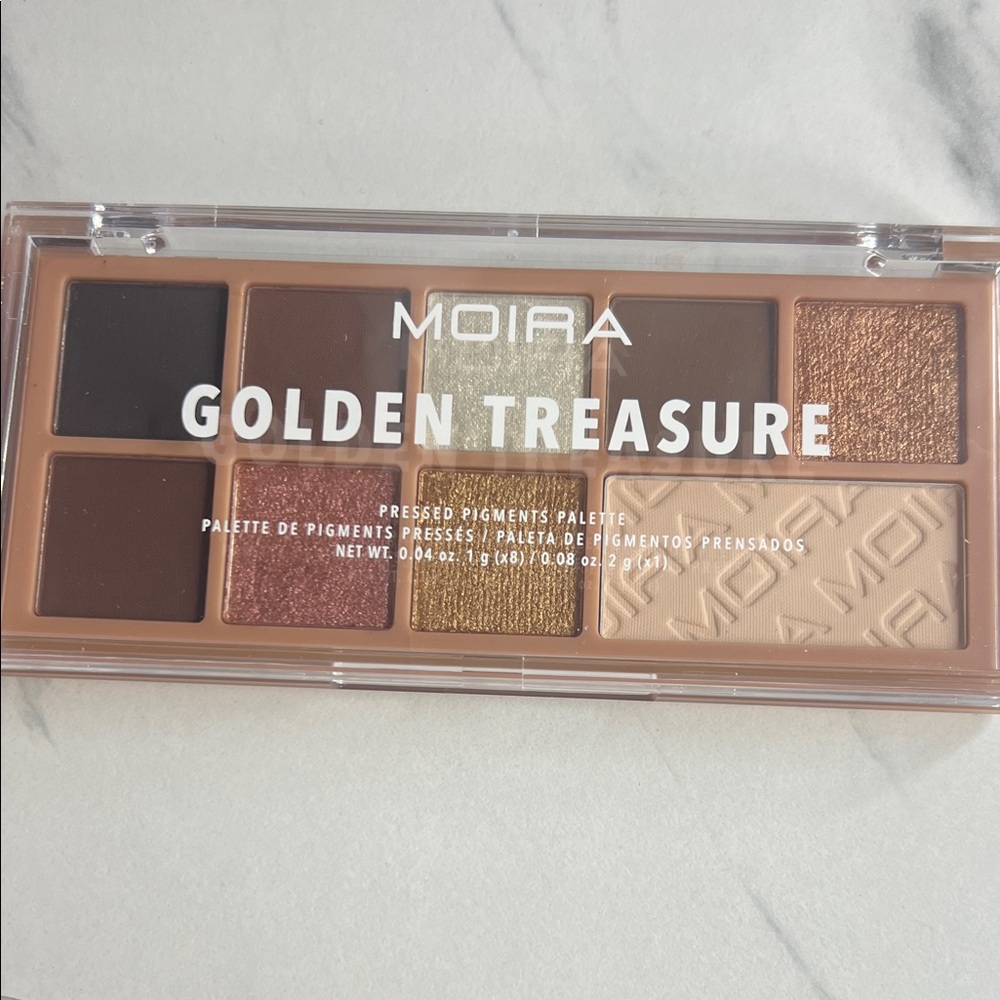 Moi Golden Treasure Eyeshadow Palette - Gold & Brown Shades